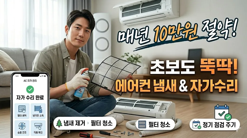 에어컨 냄새 제거 및 자가 수리 방법 효율적으로 해결하고 필터 청소하는 팁 1 에어컨 냄새 제거 및 자가 수리 방법