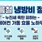 여름철 냉방비 절약