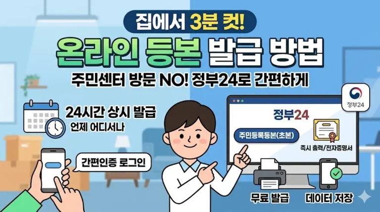 온라인 등본