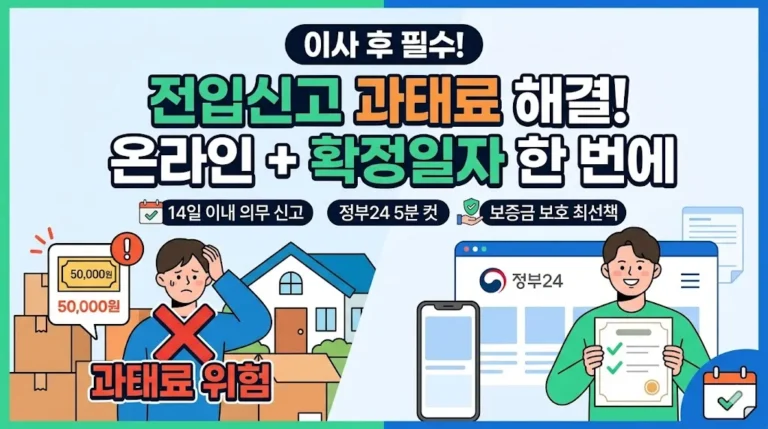 이사 후 전입신고