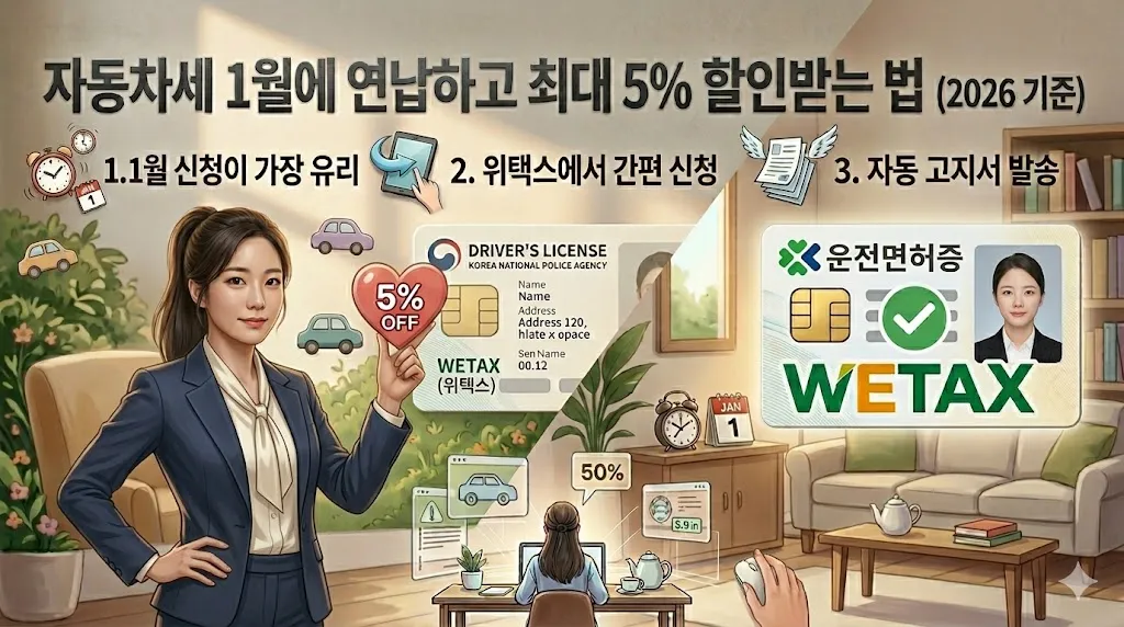자동차세 연납 신청