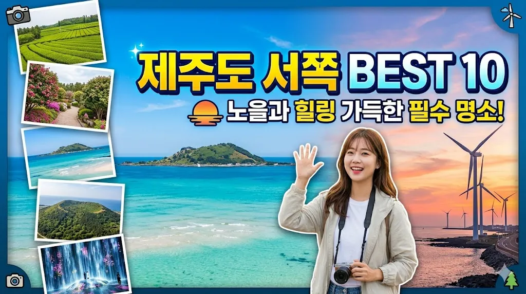 제주도 서쪽 여행지 추천 - 노을과 힐링이 가득한 베스트 10 명소 1 제주도 서쪽 여행지 추천