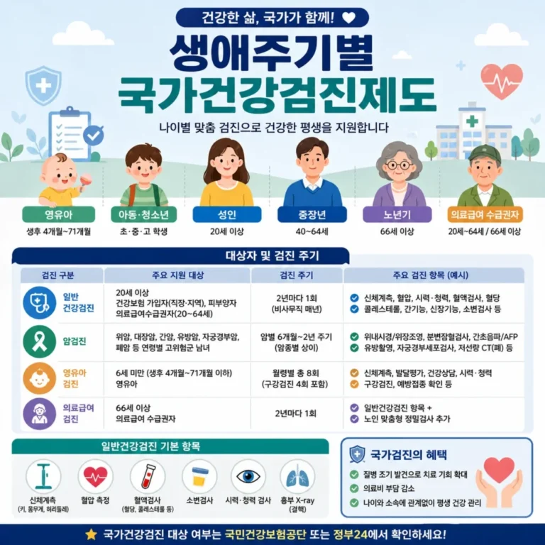 생애주기별 국가건강검진제도