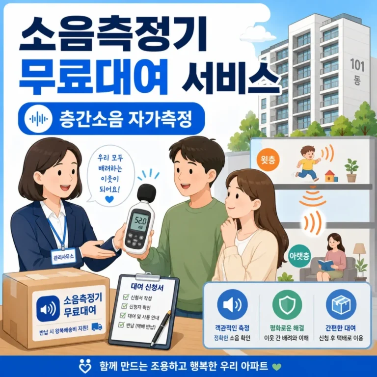 소음측정기 무료대여 서비스