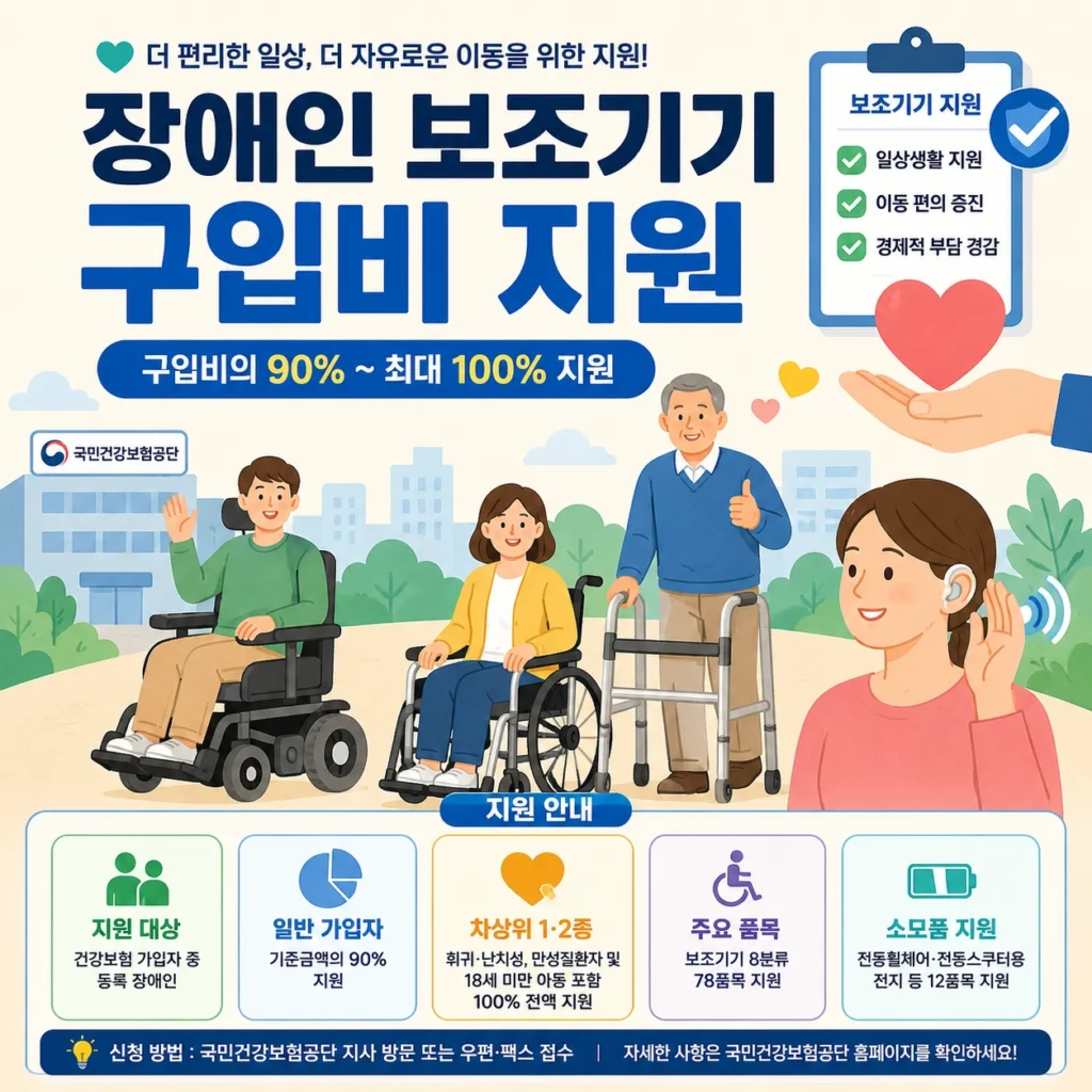 장애인 보조기기 구입비 지원